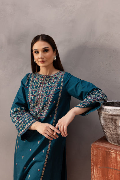 Batik - 2Pc Lawn Sequin Embroidered Shirt And Embroidered Trouser