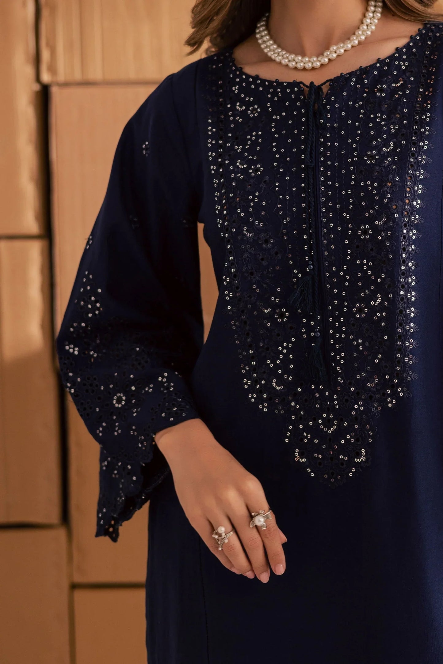 Batik - 2Pc Lawn Embroidered Shirt With Embroidered Trouser