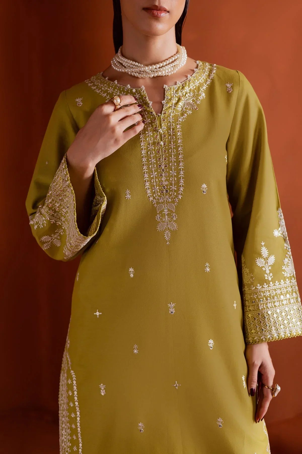 Batik  - 2Pc Lawn Embroidered Shirt And Embroidered Trouser