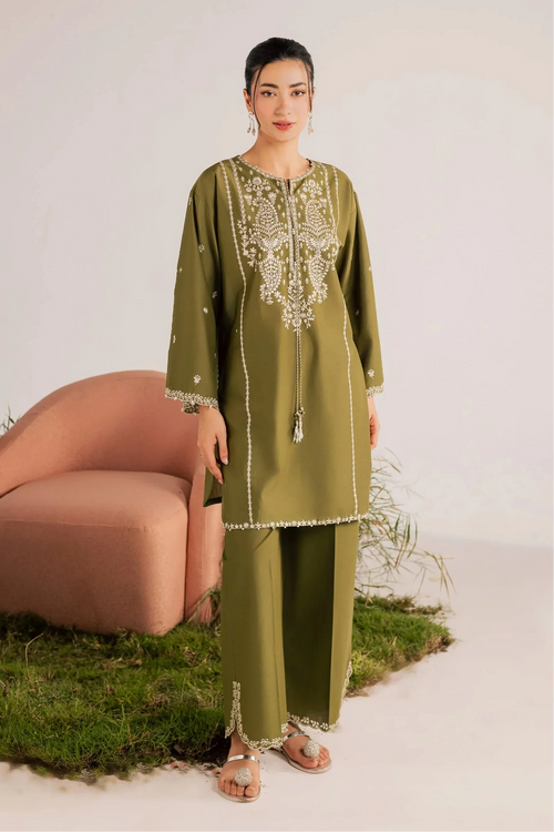 Batik  - 2Pc Lawn Embroidered Shirt And Embroidered Trouser