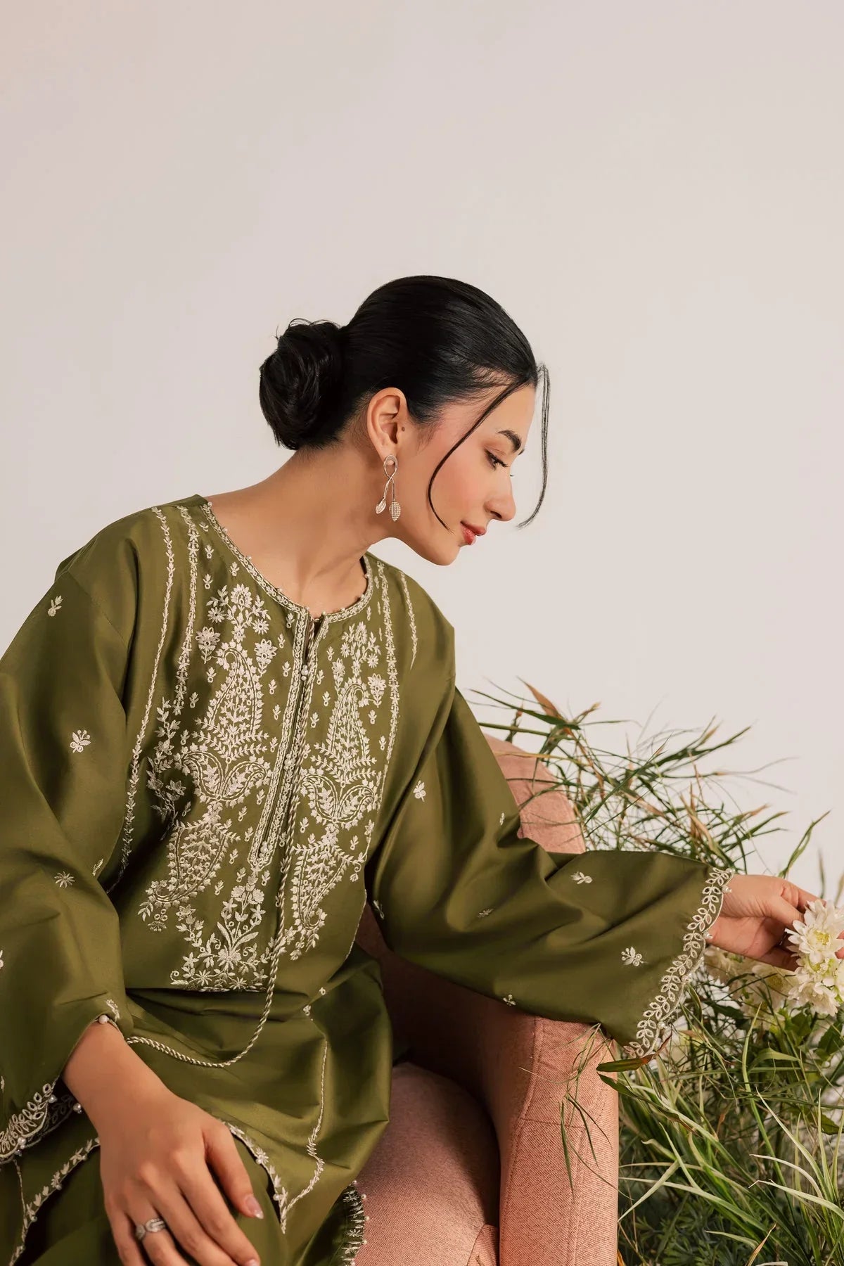Batik  - 2Pc Lawn Embroidered Shirt And Embroidered Trouser