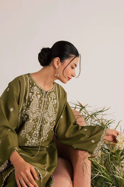 Batik  - 2Pc Lawn Embroidered Shirt And Embroidered Trouser
