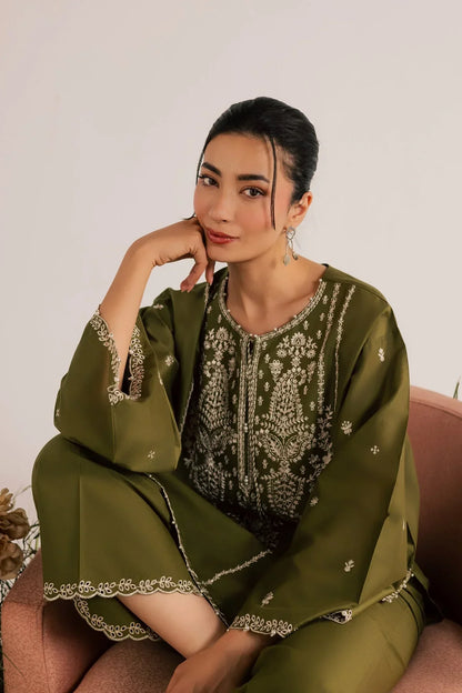 Batik  - 2Pc Lawn Embroidered Shirt And Embroidered Trouser