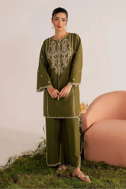 Batik  - 2Pc Lawn Embroidered Shirt And Embroidered Trouser