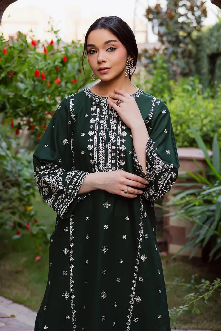 Batik  - 2Pc Lawn Embroidered Shirt And Embroidered Trouser