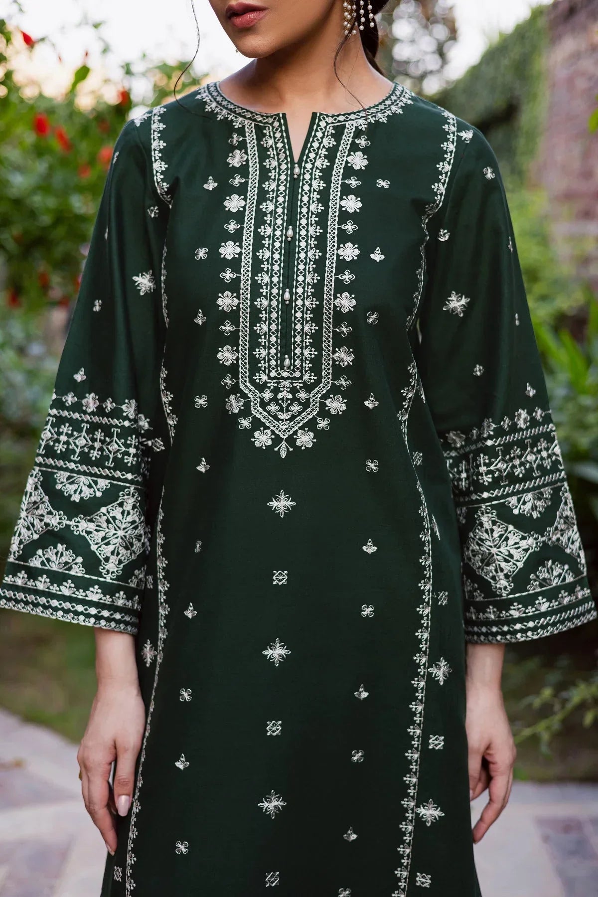 Batik  - 2Pc Lawn Embroidered Shirt And Embroidered Trouser