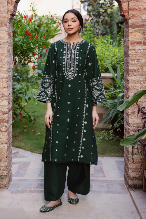 Batik  - 2Pc Lawn Embroidered Shirt And Embroidered Trouser