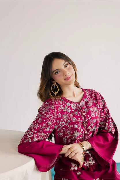 Batik  - 2Pc Lawn Embroidered Shirt And Embroidered Trouser