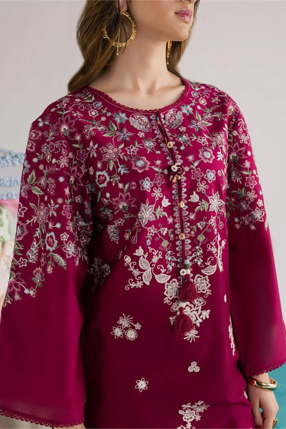 Batik  - 2Pc Lawn Embroidered Shirt And Embroidered Trouser